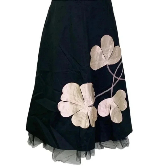 Rubber Ducky Productions Floral Embroidered Strapless Dress - Picture 5 of 9